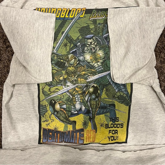 Vintage Deathmate Red tee - Picture 7 of 10